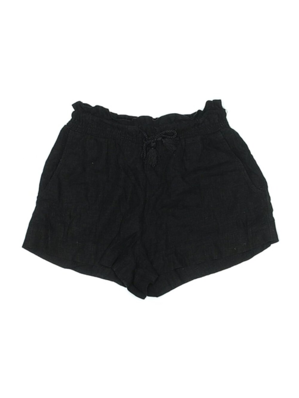 Abercrombie & Fitch Black Drawstring Waist Shorts